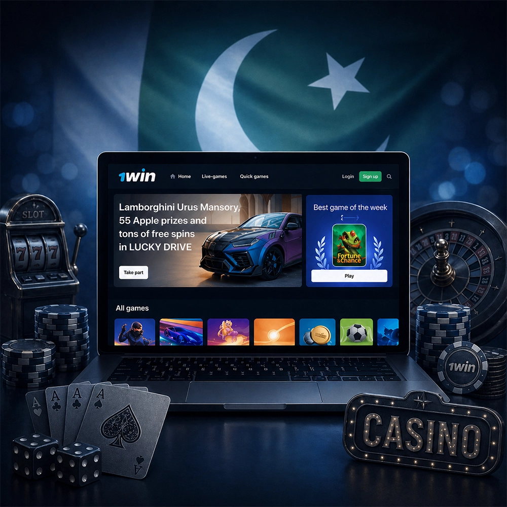 Play at 1win Casino in Pakistan and gain access to a vast collection of games.
