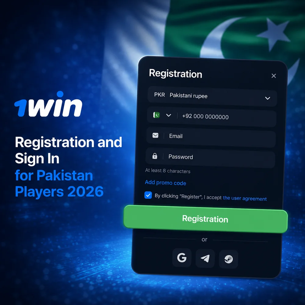 Registration and verification on 1win.