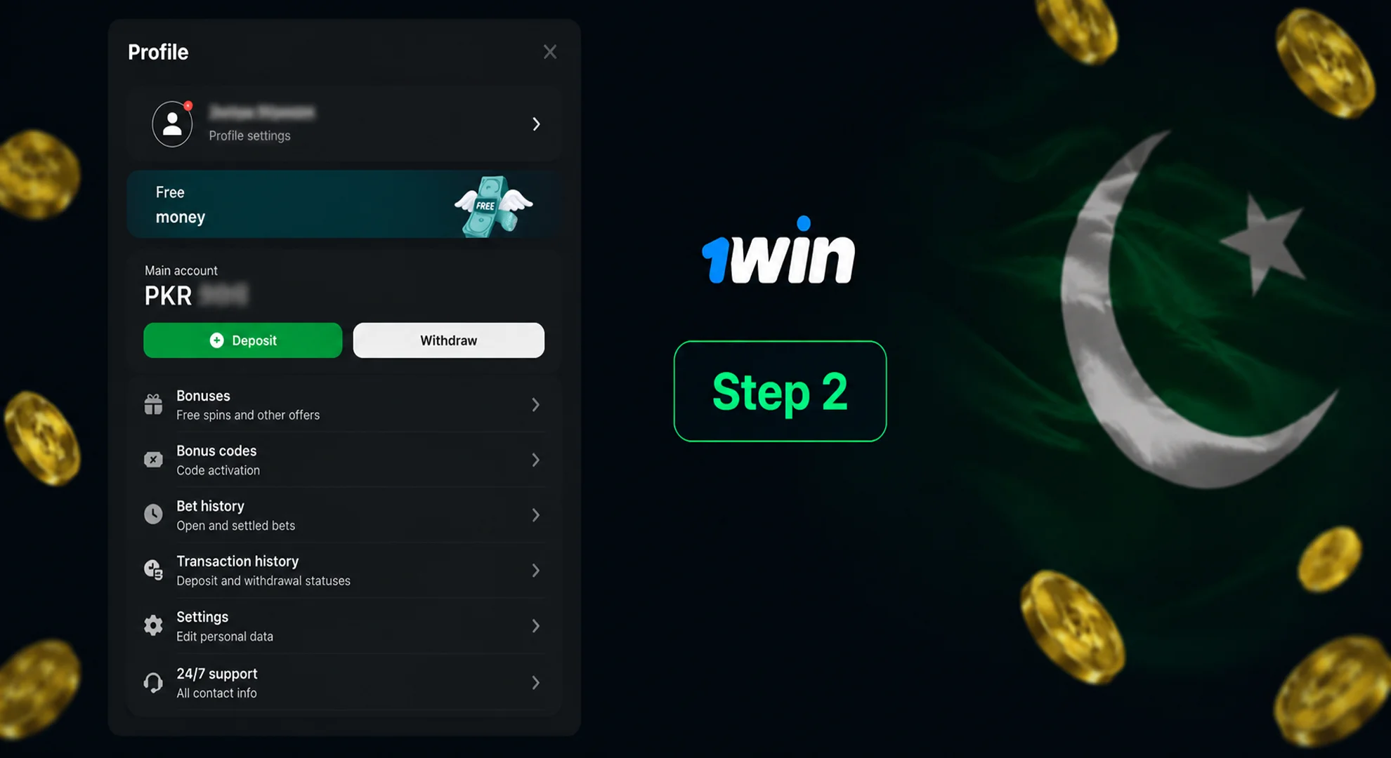 Select a payment method.